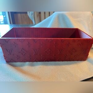 Monogram 3D Printed designer homage container.